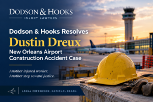 Dodson & Hooks Resolves Dustin Dreux New Orleans Airport Construction Accident Case